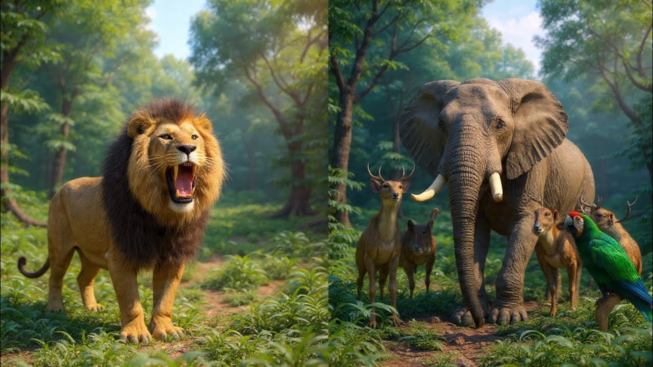 जानवरों ने मिलकर इंसानों को सिखाया सबक | Heart Touching Jungle Story | Hindi moral story