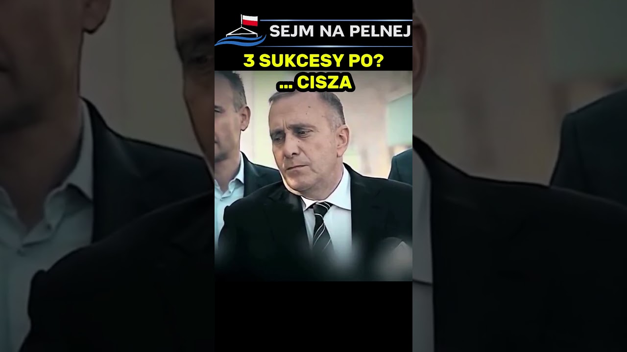Schetyna miał wymienić 3 sukcesy PO. Zapadła cisza