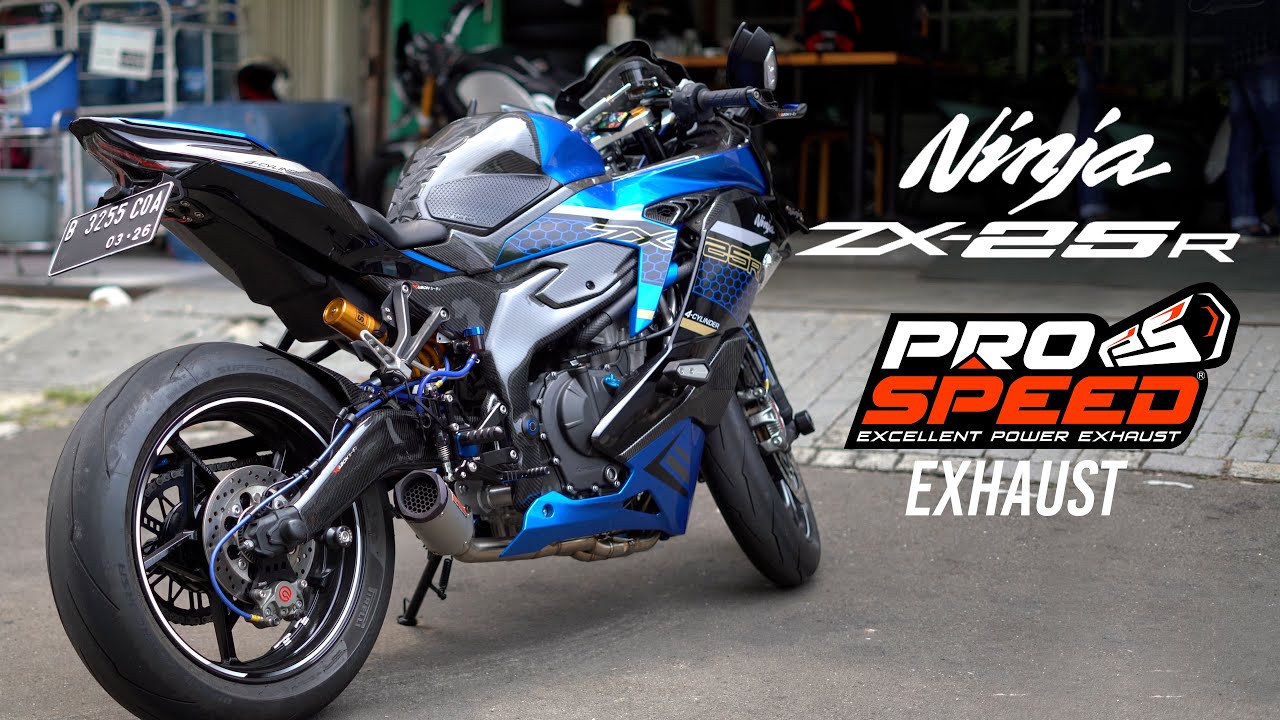 GEBER KAWASAKI NINJA ZX25R Pro Speed Exhaust | Sound Check Geber Maksimal & Fly By
