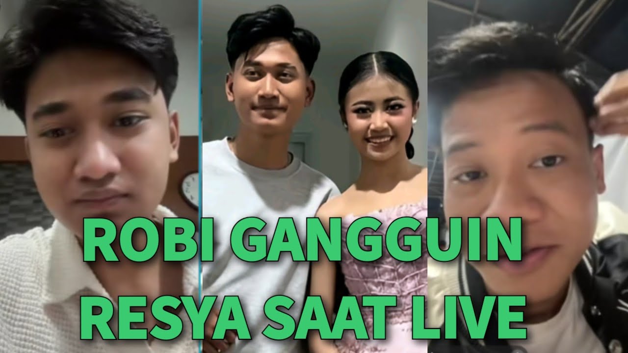 MELEDAK HEBOH!🔥TASYA DAN REDI LIVE BARENG DIGANGGU SAMA ROBI. DAN ROBI PAMER KEGANTENGAN 