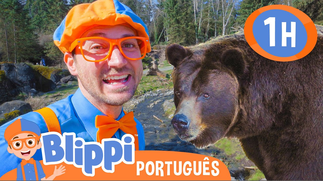 Blippi Visita os Animais no Zoológico! | 1 HORA DE BLIPPI! | Vídeos Educativos para Crianças
