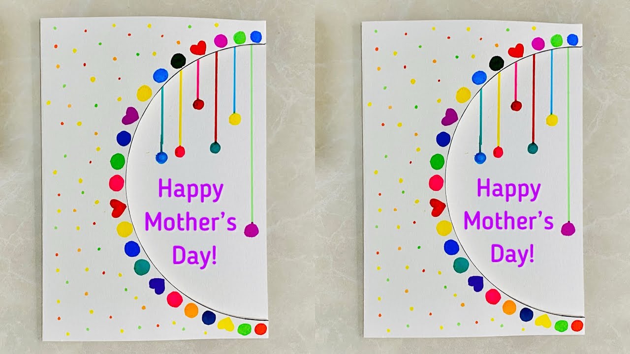 🥰Easiest White Paper MOTHERS DAY card🥰Best Mother’s Day card without glue🥰 DIY Card / gift for MOM
