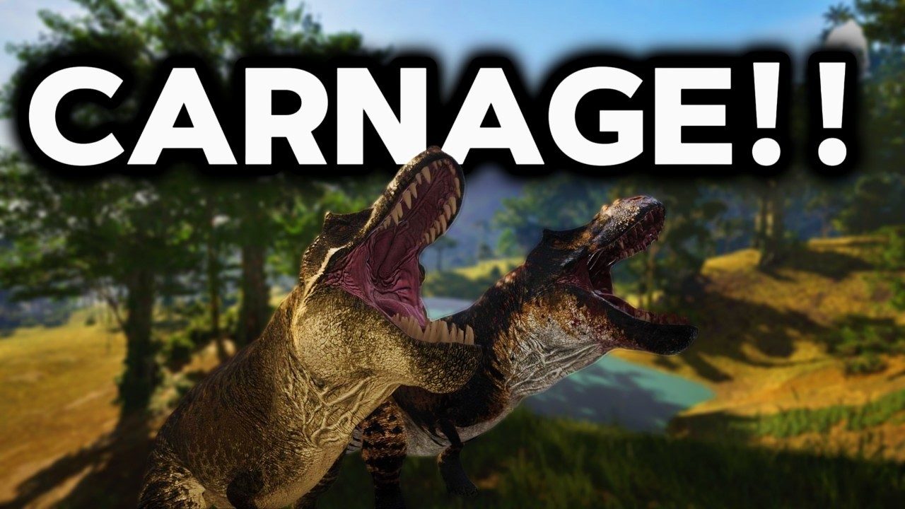 Two Tyrannosaurs Take Over the Server!