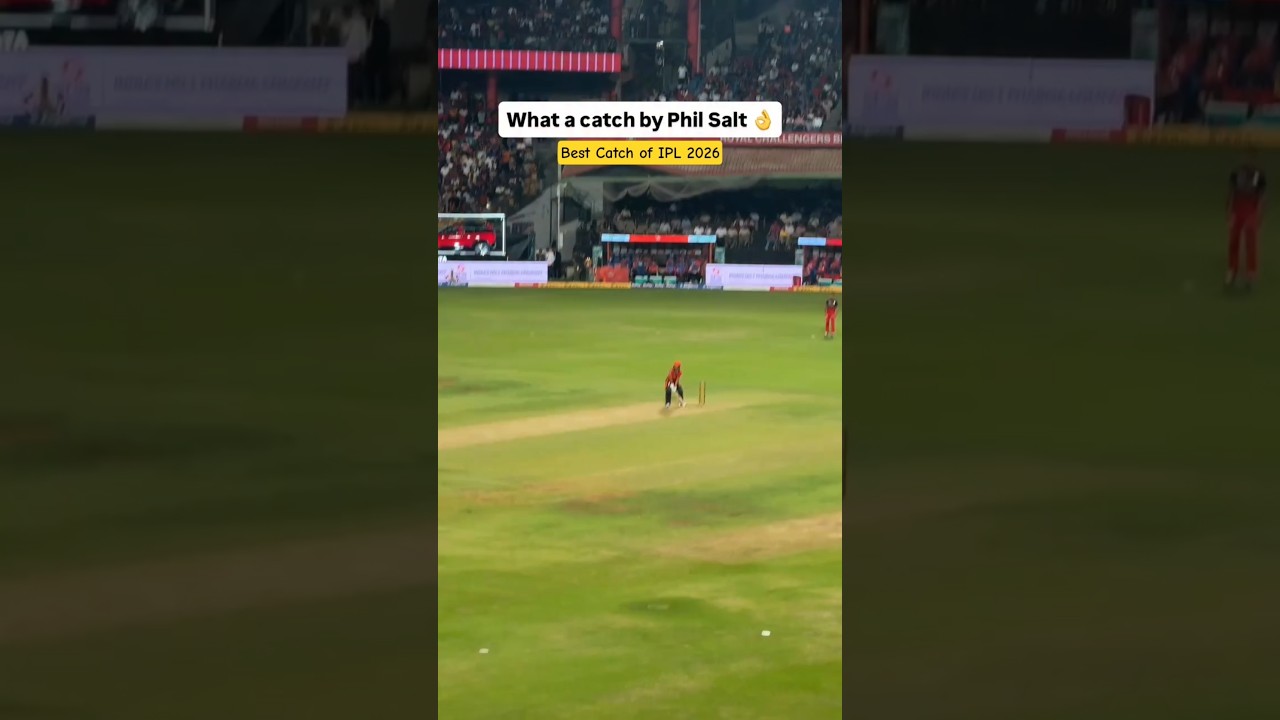 Unbelievable Catch by Phil Salt 🏏 #IPL2026 #RCBvSRH