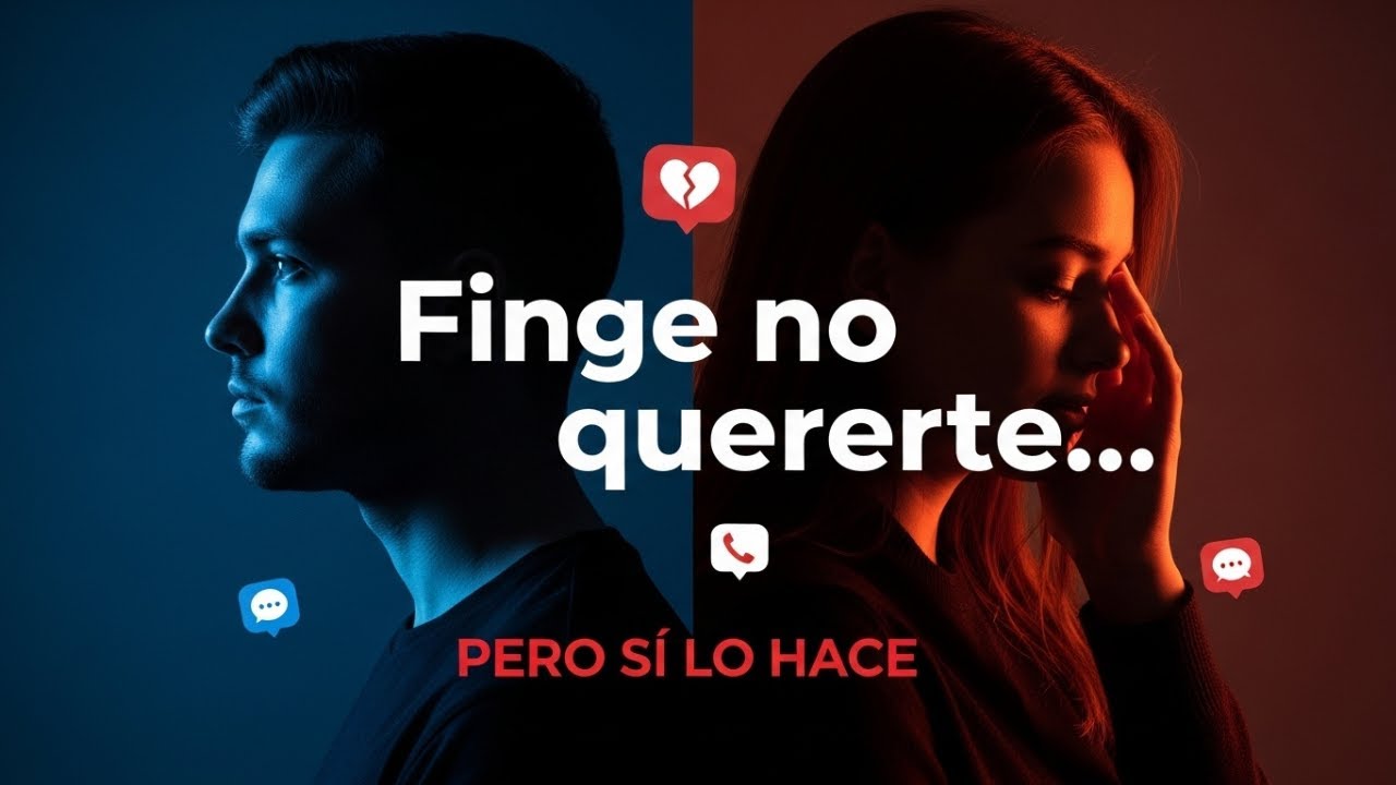 Así actúa alguien que finge no quererte (pero sí lo hace)