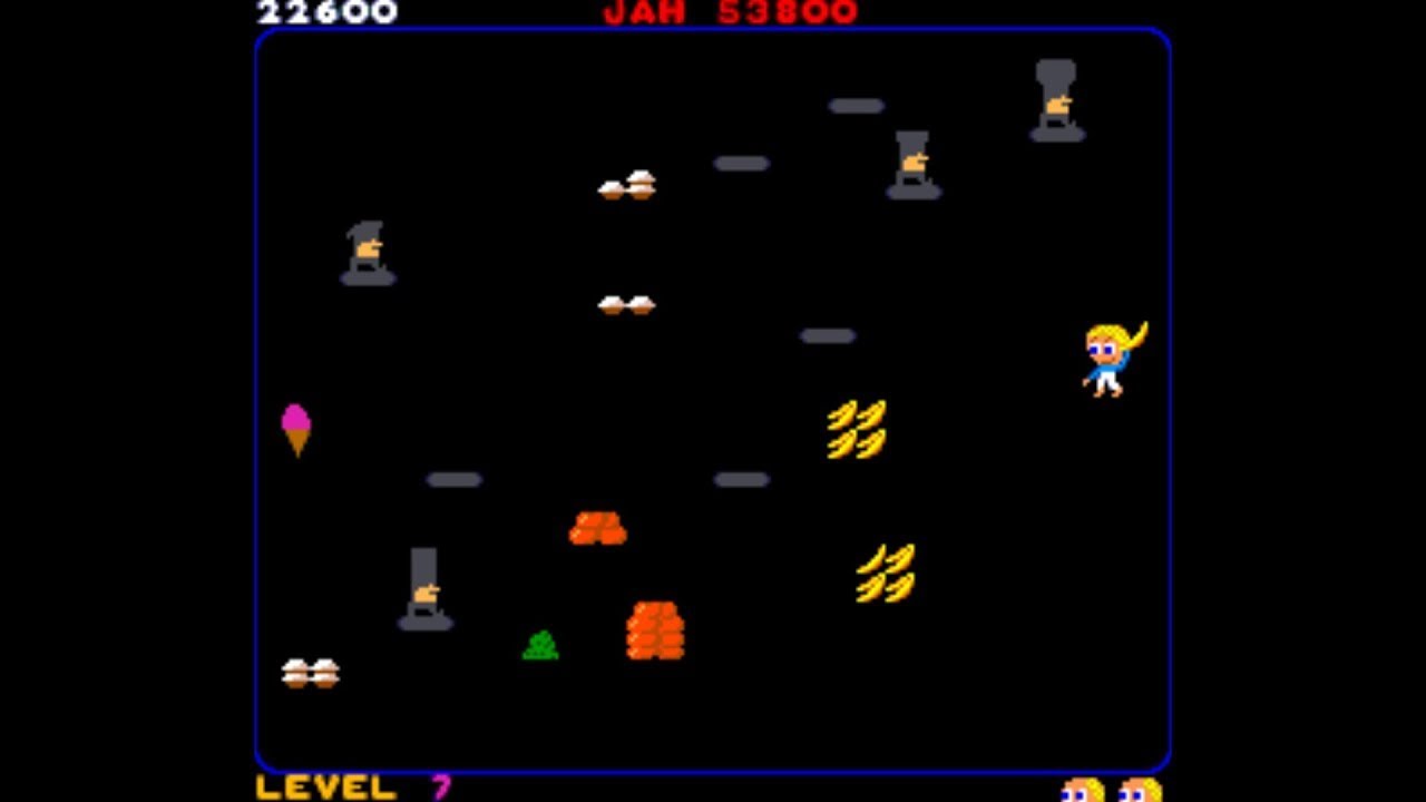 Food Fight [Arcade Longplay] (1982) General Computer Corporation