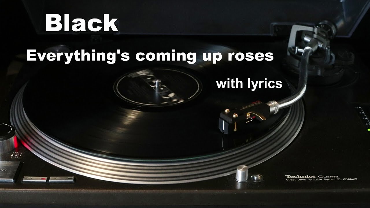 BLACK -  Everything's coming up roses - Vinyl + Lyrics