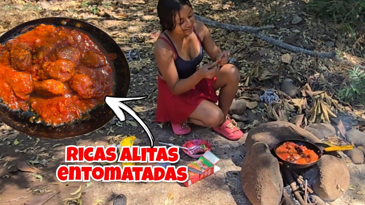 🛑Haciendo unas ricas😋 alitas entomatadas😲 en el rio (:AVENTURAS INTIPUQUEÑAS 503:)