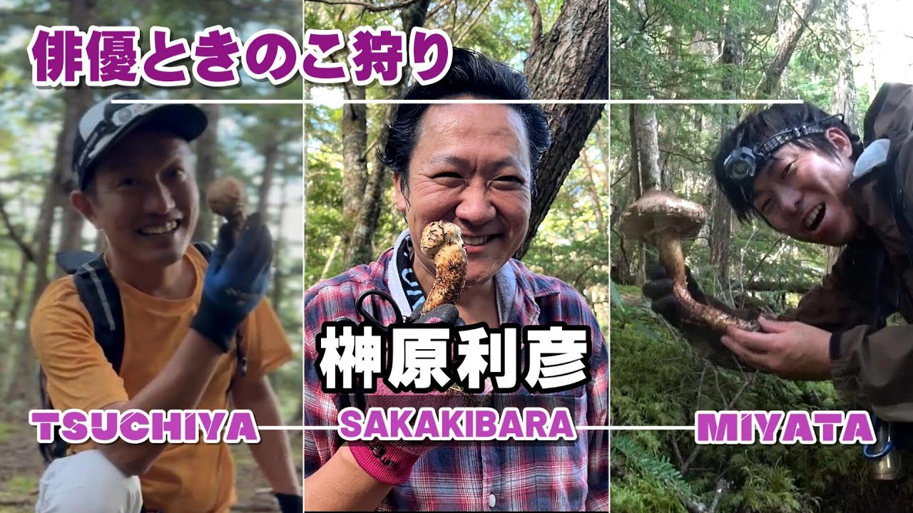 【きのこ狩り】俳優の榊原利彦さんときのこ狩り