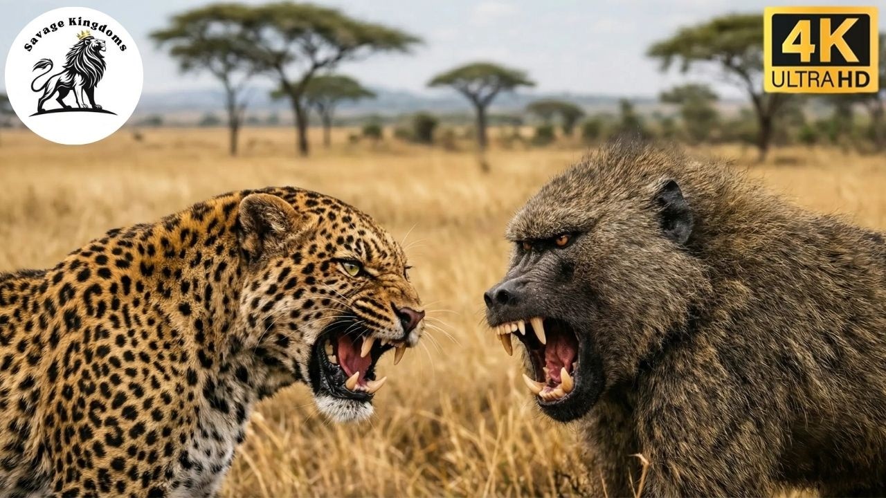 A Leopard Took Her Baby… Then the Baboon Did the Unthinkable #animaldocumentary | Savage Kingdoms