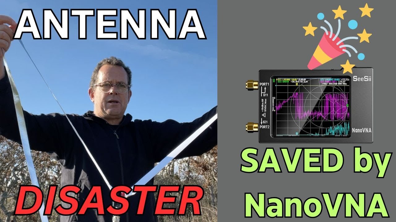 Antenna Disaster Saved by the NanoVNA! #hamradio #antenna #nanovna #AntennaBuilding #techfail