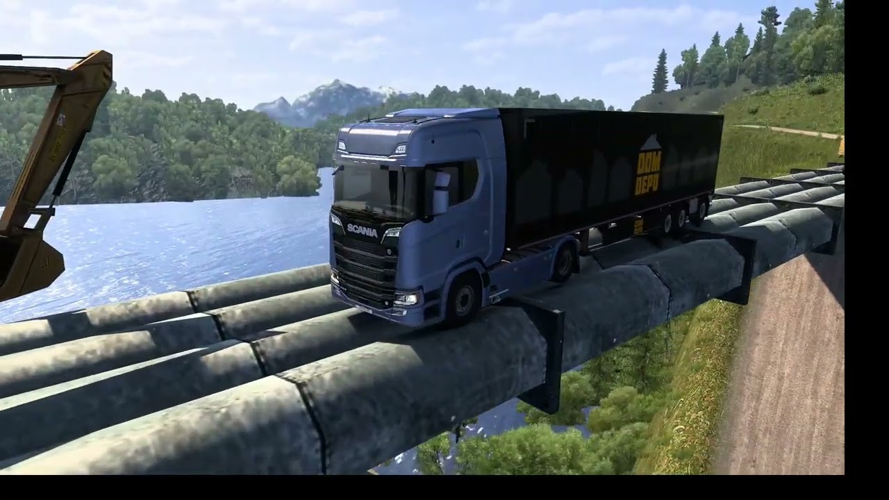 THE MOST DANGEROUS HIGHWAY IN BRAZIL! 😱🇧🇷 Full Journey - ETS2 1.59 Scania V8
