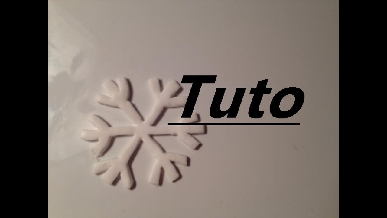 Tuto Fimo - Flocon de neige