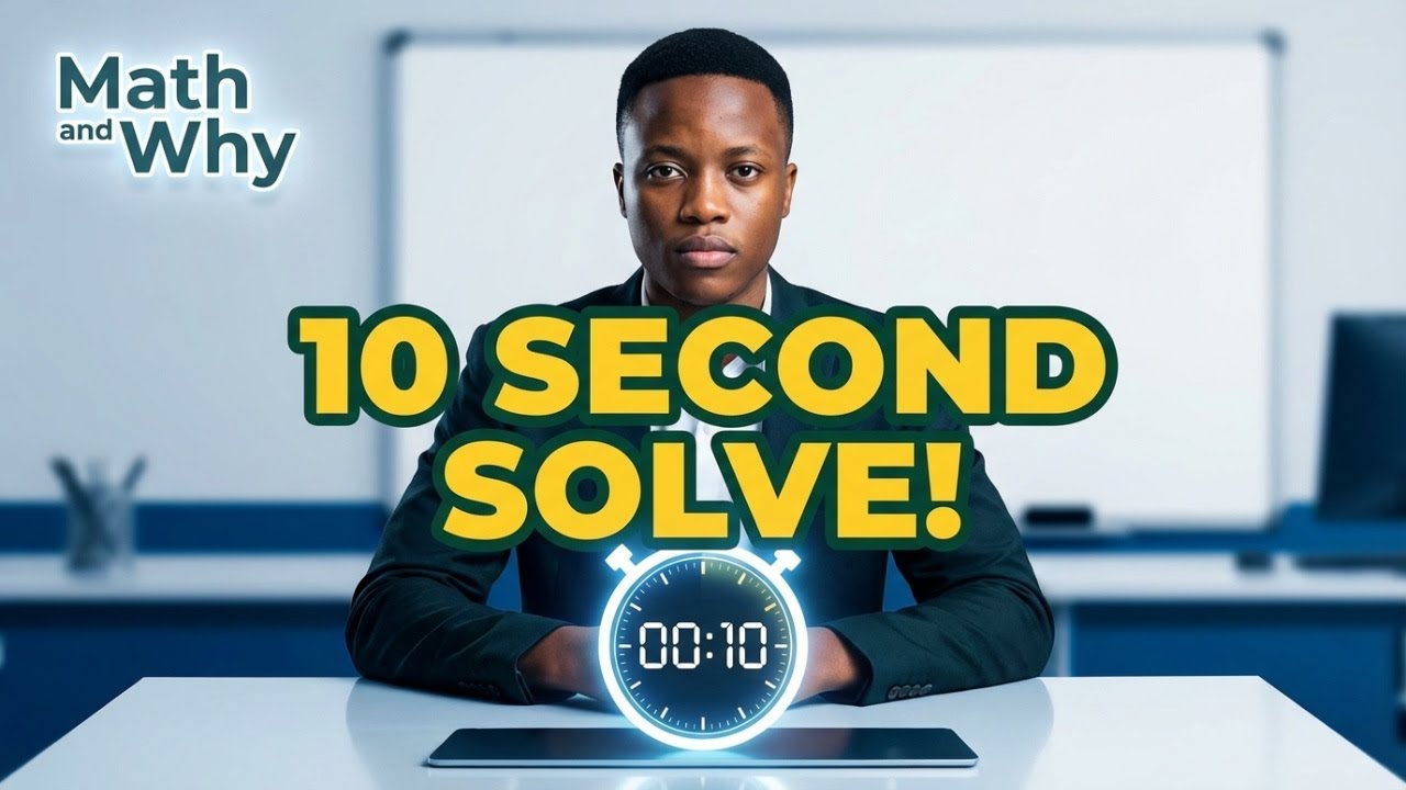 How to Solve These Math Competition Questions in TEN 🔟 Seconds ⏱️