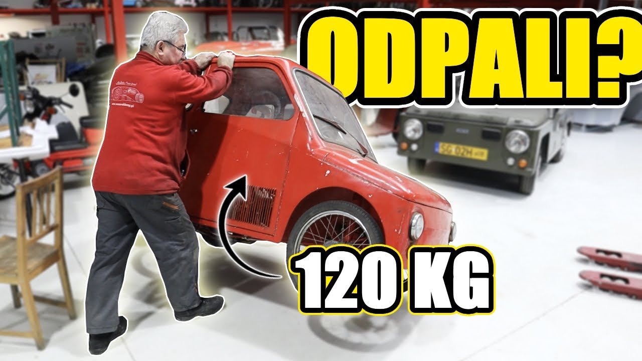 Czy uda się odpalić najmniejszy polski samochód? Nie był używany przez prawie 40 lat