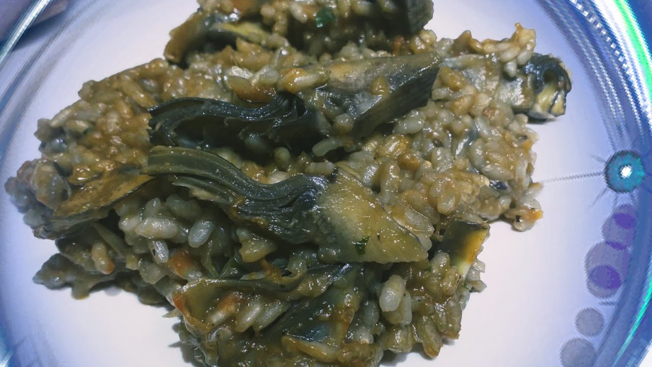 Como hacer arroz con alcachofas   - arroz con alcachofas  -  recetas en menos de 3 minutos