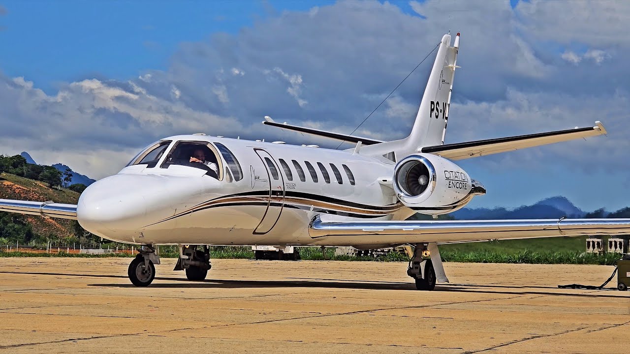 Cessna 560 Citation Encore Acionamento e Decolagem