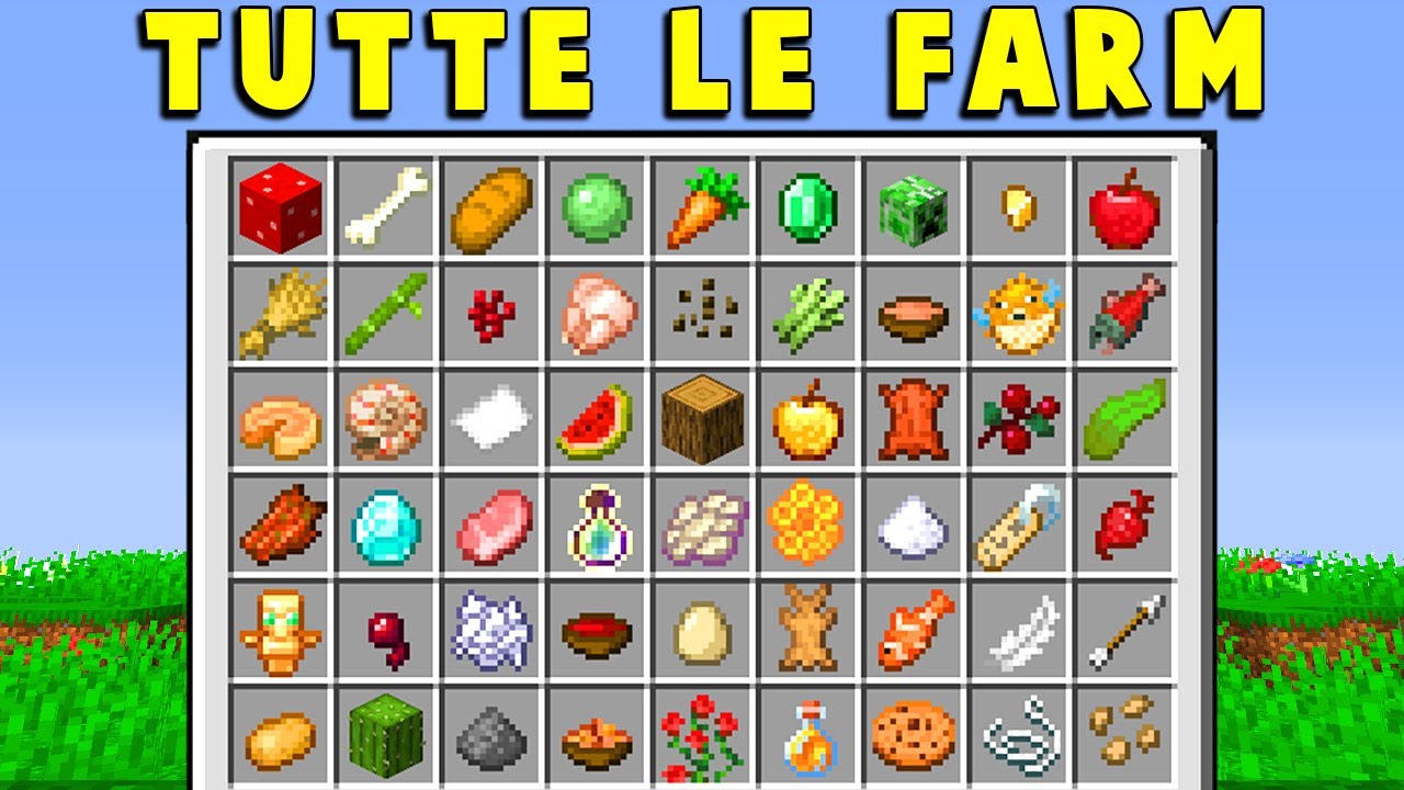 TUTTE LE FARM DI MINECRAFT