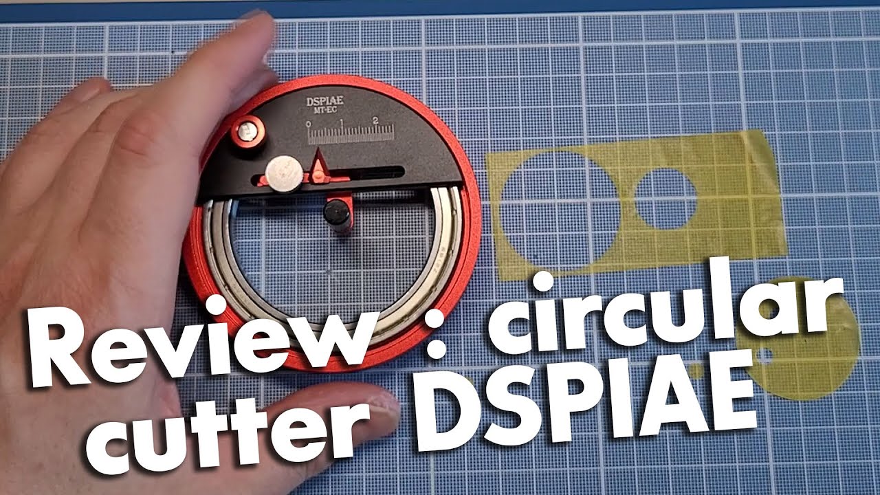 Review du cutter circulaire DSPIAE Stepless Circular Cutter