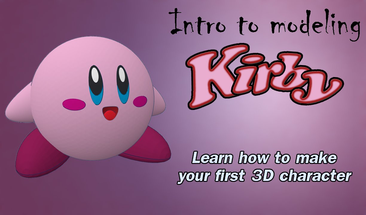How to make Kirby in 3D pt2