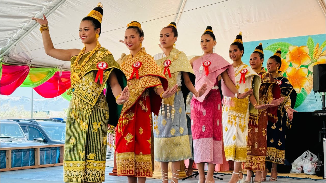 🇱🇦 Lao New Year Festival 2024 in Salt Lake City, Utah, USA ບຸນປີໃໝ່ລາວ (4K)