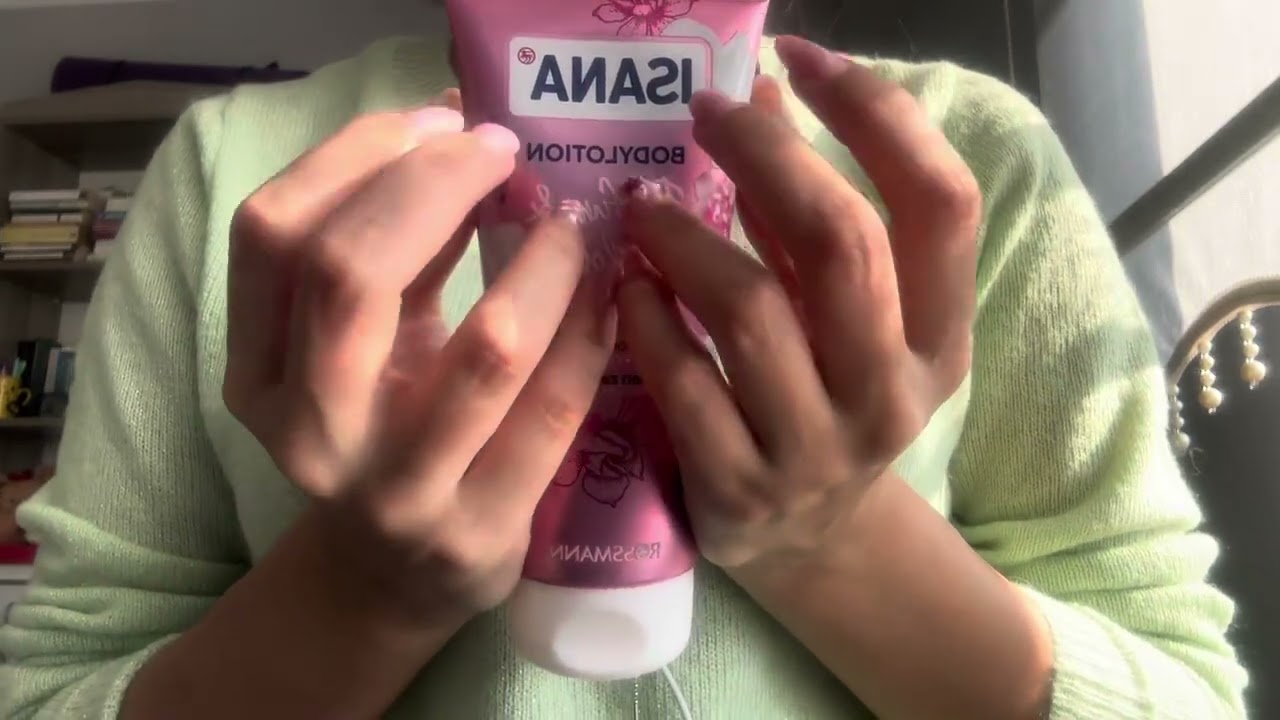 pink asmr | long nails, hand movements, no talking