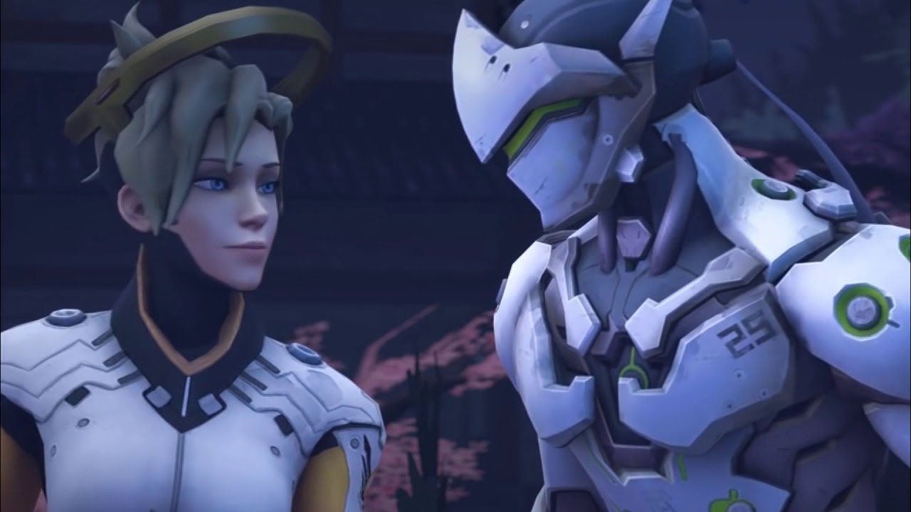 Mercy and Genji - Can't help falling in love with you ♥