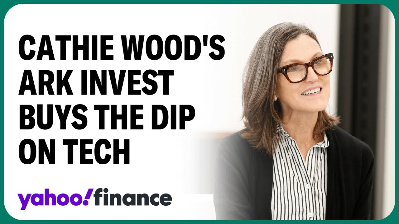 Cathie Wood's Ark Invest is buying the dip on tech stocks