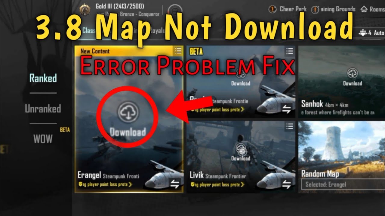 How to fix map download problem in PUBG  & BGMI | Pubg map not Download Problem Solve #bgmi #pubg
