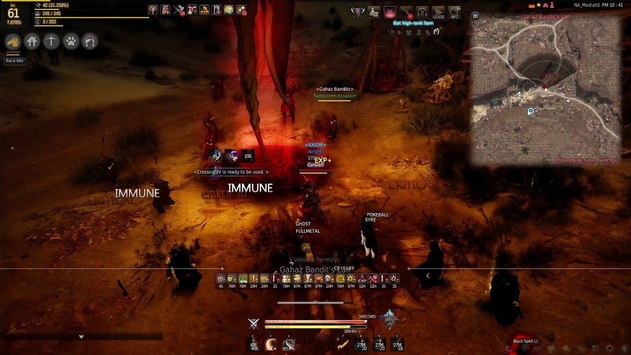 Black Desert Online - Gahaz Bandits Rotation (Valley)