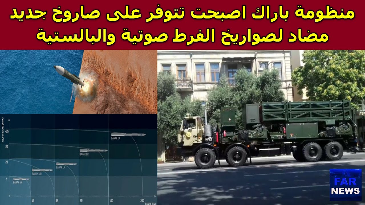 منظومة BARAK MX اصبحت تتوفر على صاروخ جديد مضاد لصواريخ الفرط صوتية والبالستية
