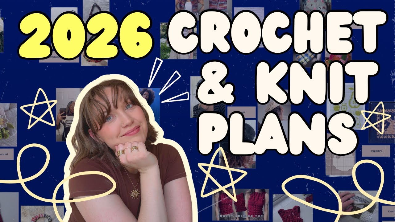 Crochet & Knit Projects I Plan to Make in 2026 ⋆˚꩜｡ Use This Video for Creative Inspo!