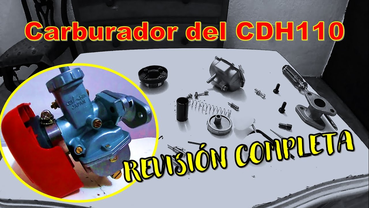 El CARBURADOR del nuevo motor CDH 110 / Desarmado y Revisión COMPLETA / ¿por qué no FUNCIONA?