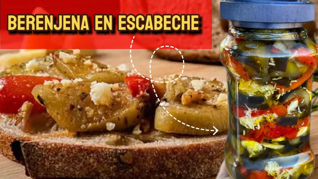 🔴 Berenjenas en Escabeche 🔴 Sin Vinagre
