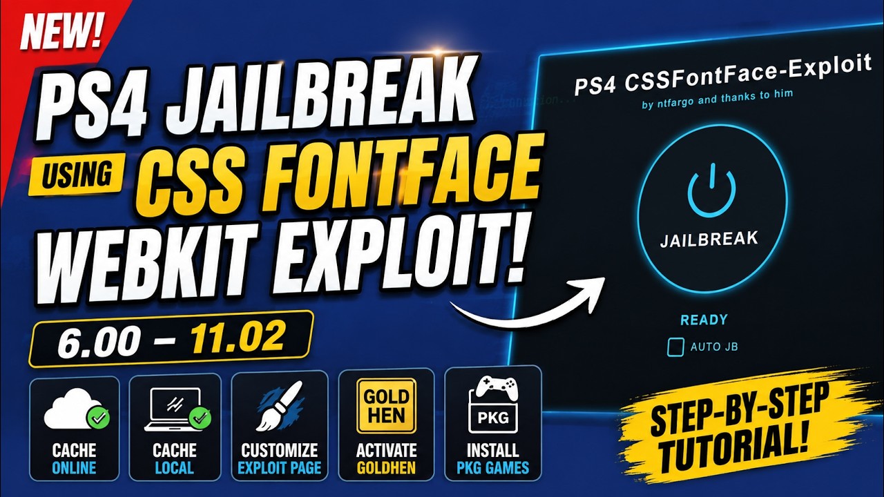 Простой джейлбрейк PS4 на прошивке 11.02 и ниже! Без BD-JB, без VUE, только через браузер