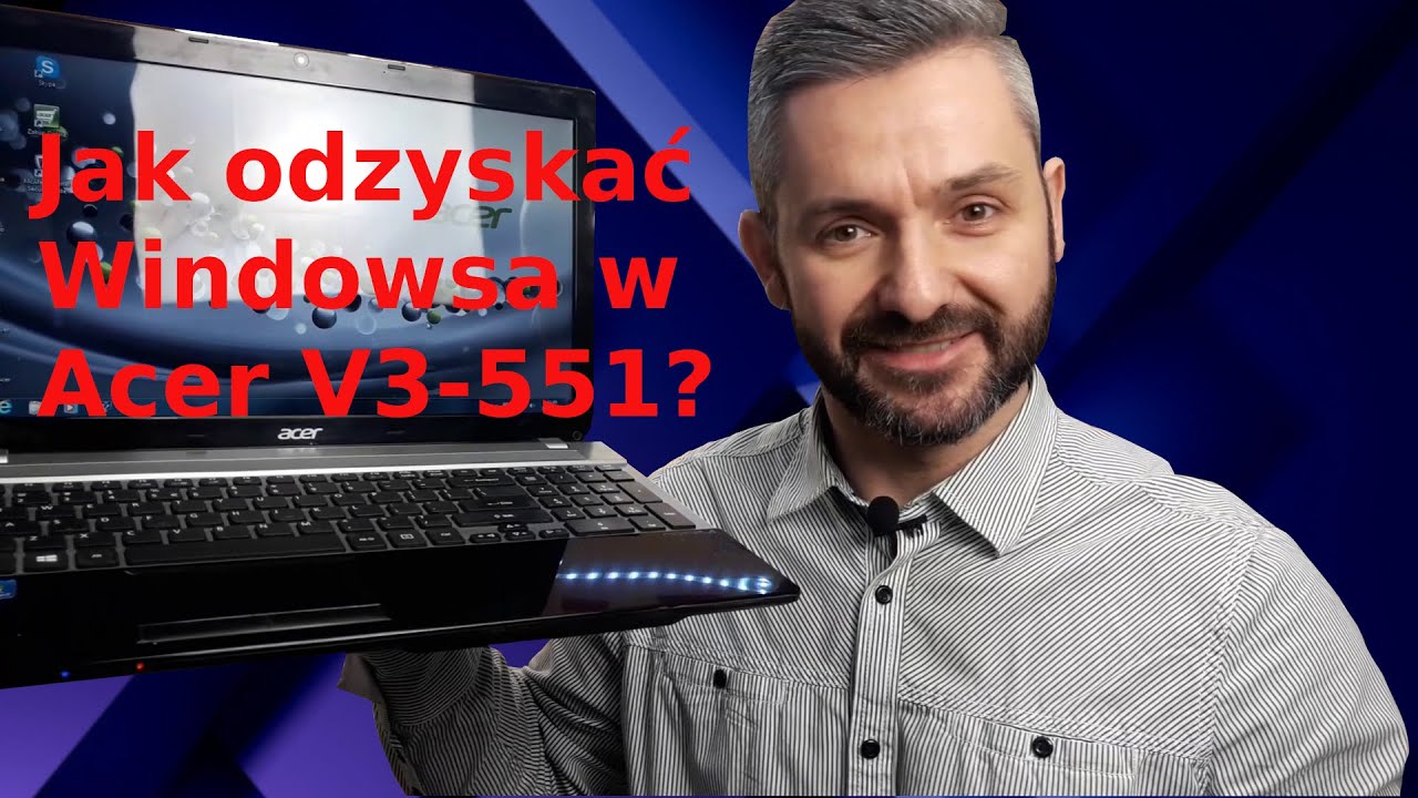 ACER ASPIRE V3-551G 💻 Odzyskiwanie Windowsa