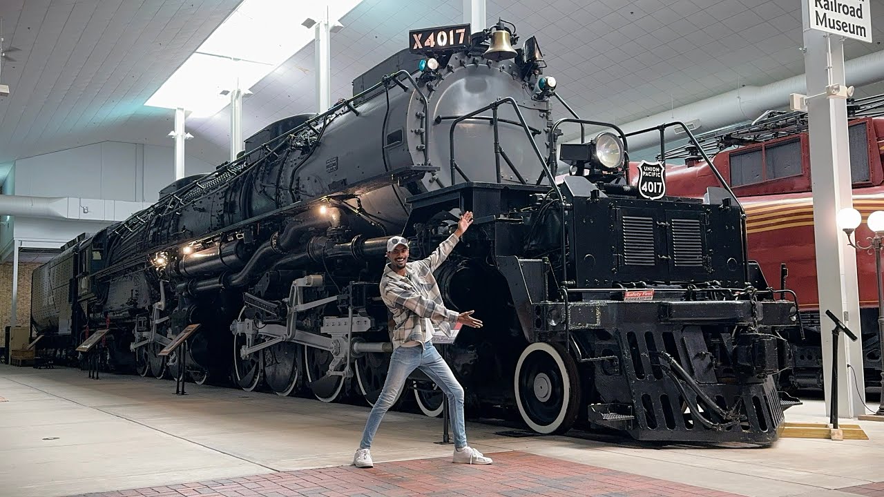 I’m in America! Visiting The National Railroad Museum In Green Bay!
