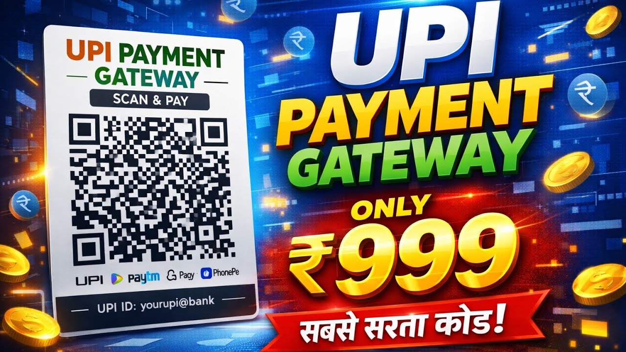 11 in 1 UPI Payment Gateway Source Code || Complete Setup || Free Download