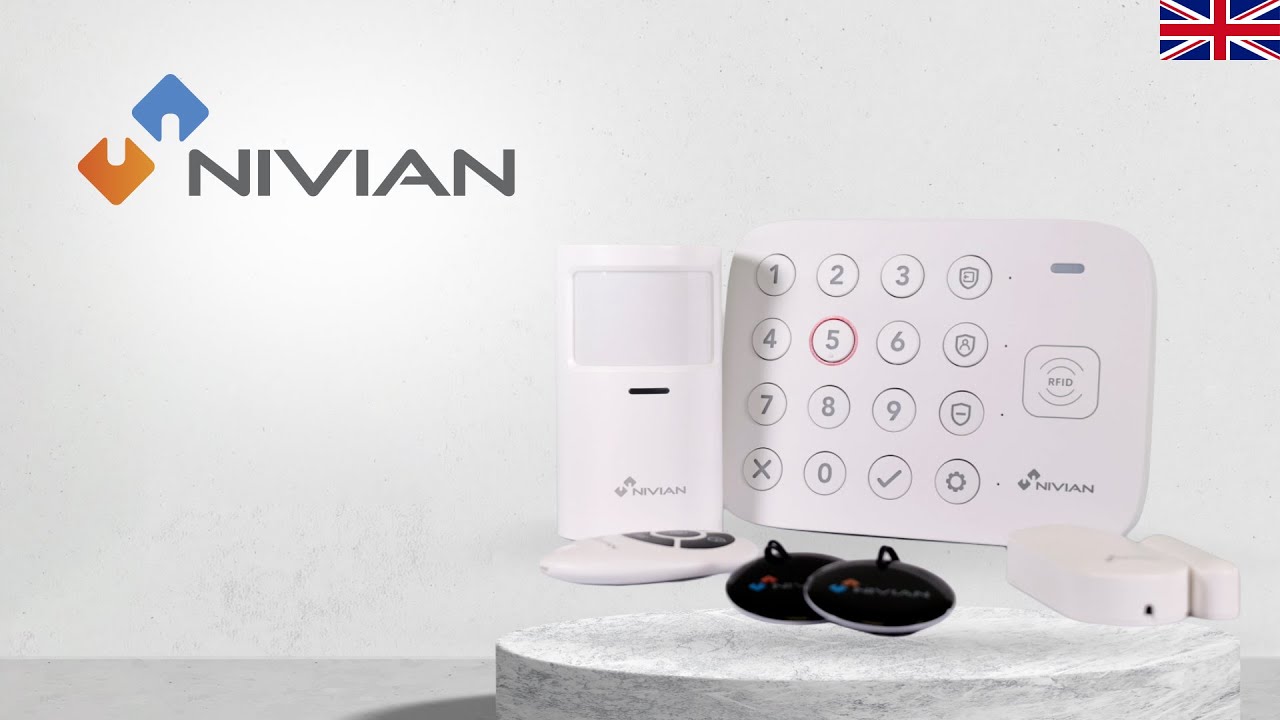 🔵 NVS-KEYPADALARM-W | Smart home alarm system