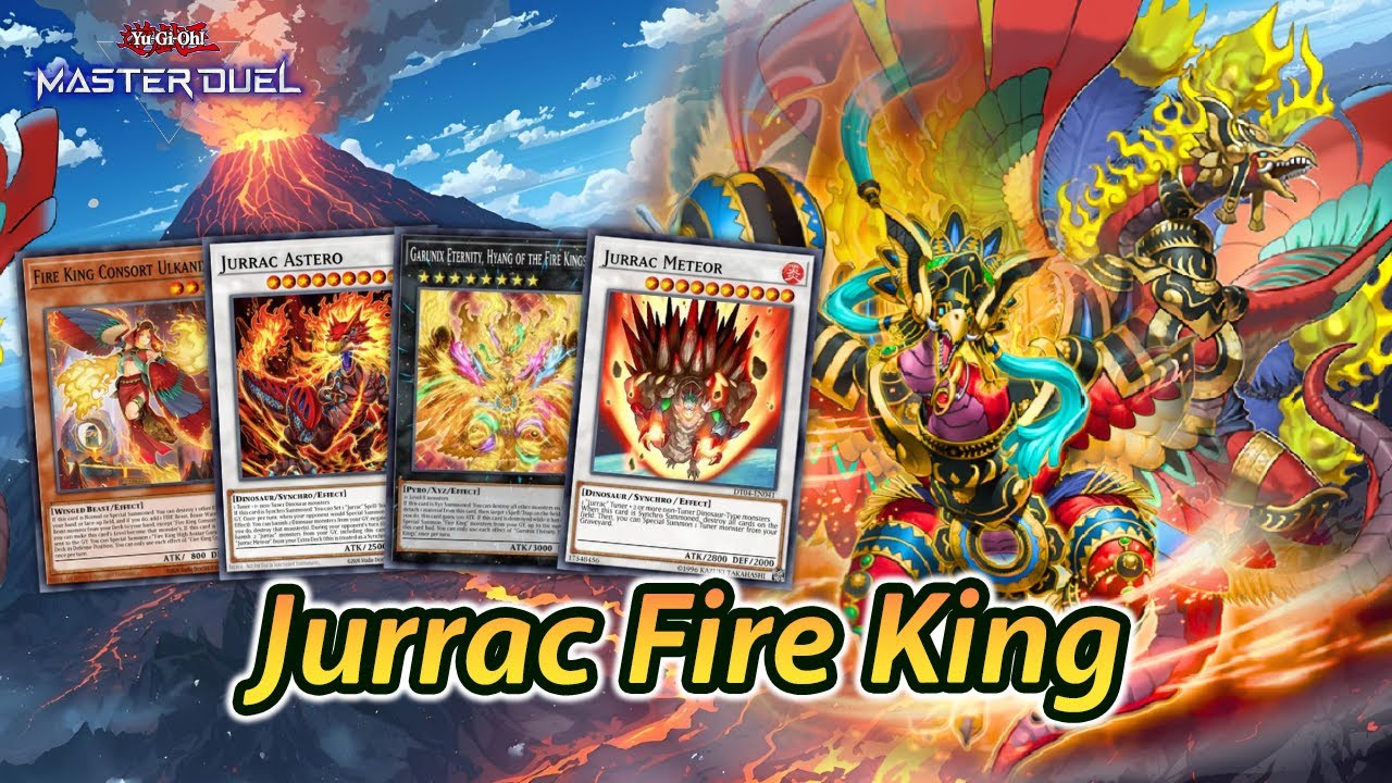 Jurrac Fire King January Deck Master Duel | Phoenix Revival & Jurrac Destroy Loop Ranked Gameplay