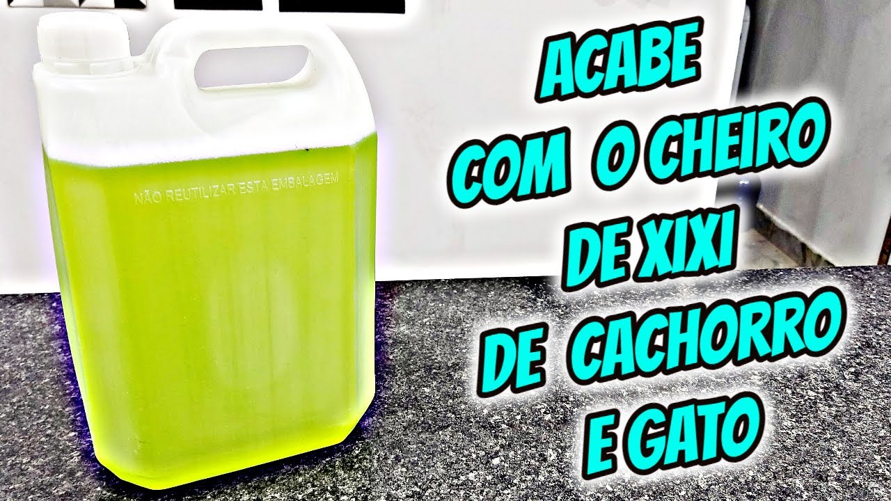 COMO ACABAR DE VEZ COM O CHEIRO DE XIXI/URINA DE CACHORRO E GATO/DESINFETANTE TIRA ODOR/FAÇA E VENDA