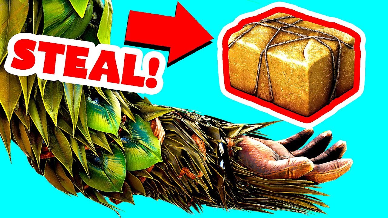 EASIEST WAY TO STEAL IN ARK SURVIVAL EVOLVED! (Ark Survival Evolved Trolling)