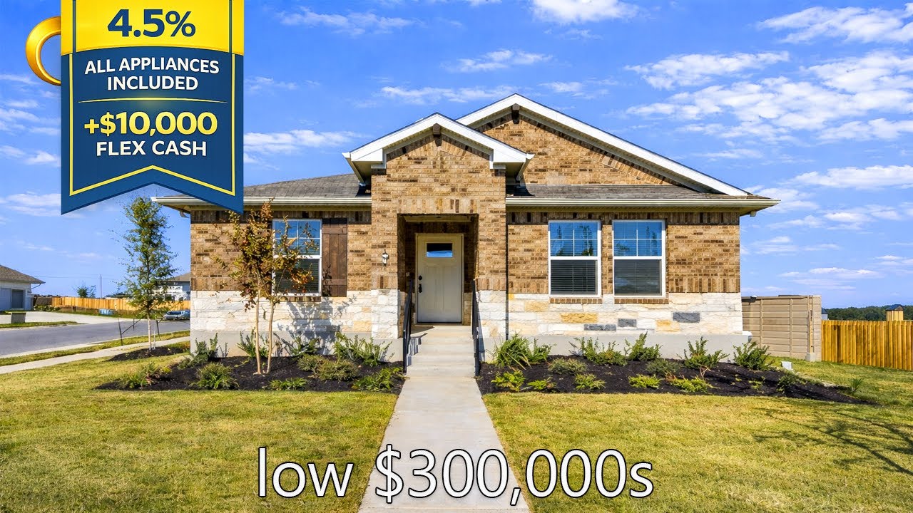 SUPER Affordable NEW CONSTRUCTION HOMES For Sale In HUTTO TEXAS
