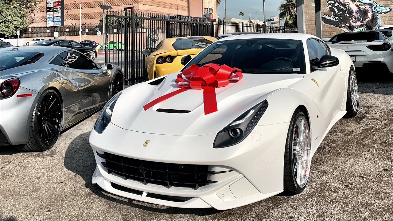 #RDBLA FROSTED F12 FERRARI, LOTS OF 488’s, Stars In a Ferrari.