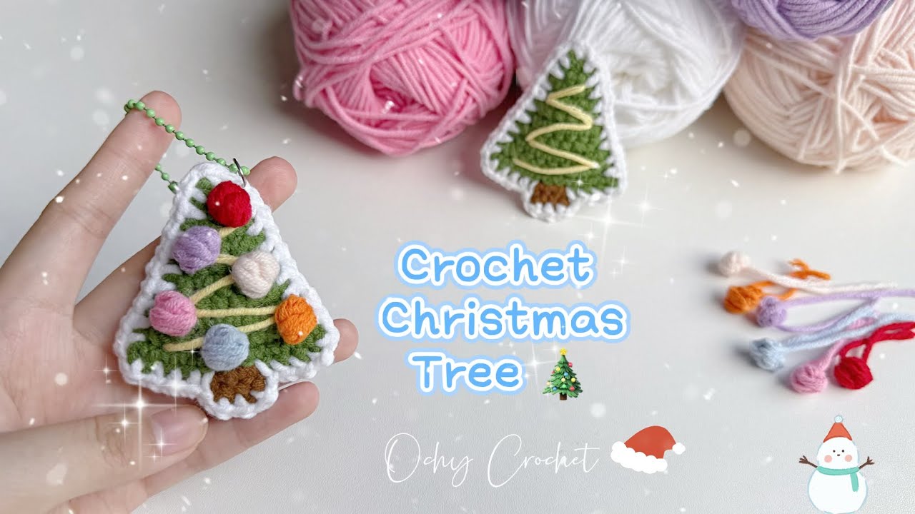 Crochet Christmas Tree 🎄 | Crochet Christmas Decorations | Móc Len cây thông Noel 