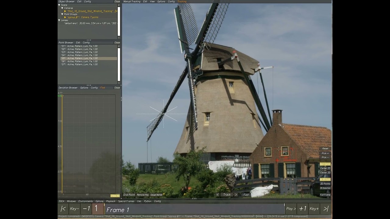 Video 1 - 3DEqualizer tutorial