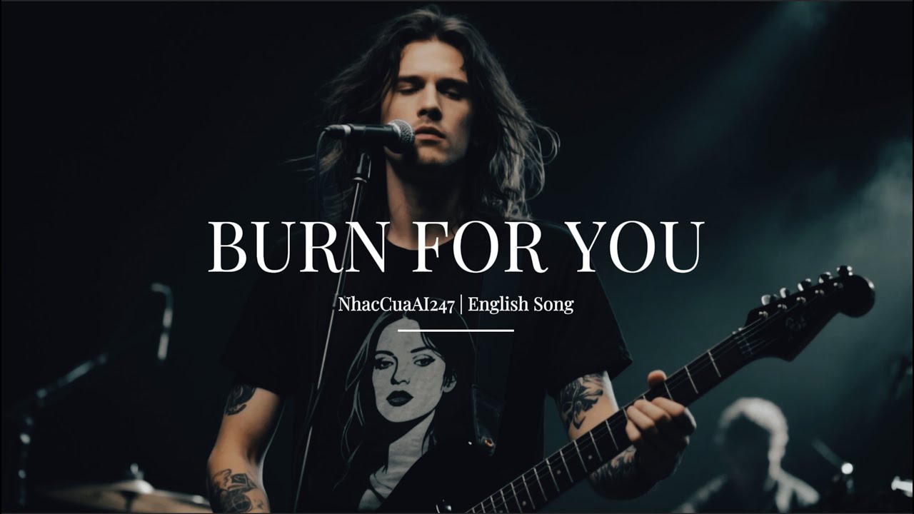 Burn For You | Rock Ballad | English Song | Nhạc Tiếng Anh | Lyric Video