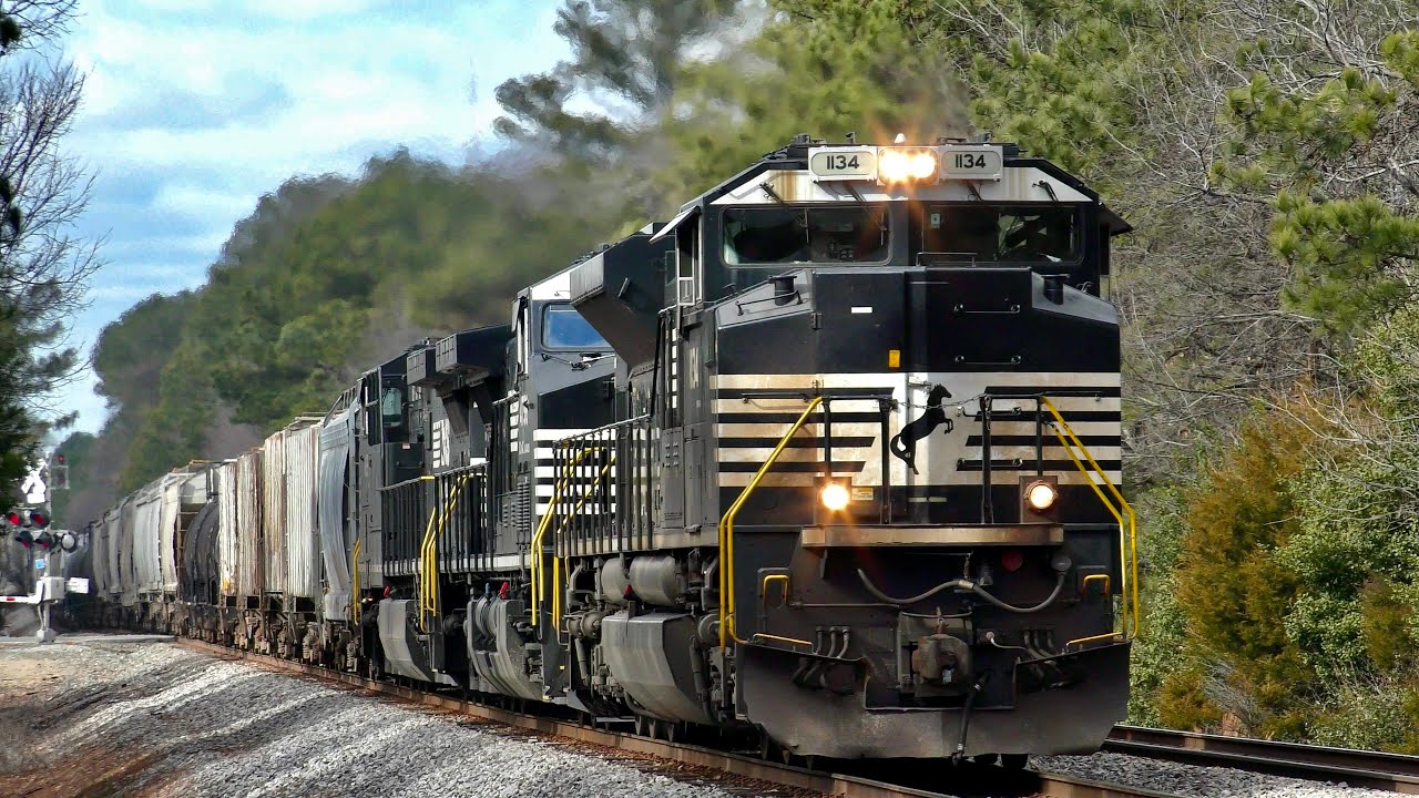 1/19/24 - Amtrak, CSX, and Norfolk Southern Trains in Raleigh, NC