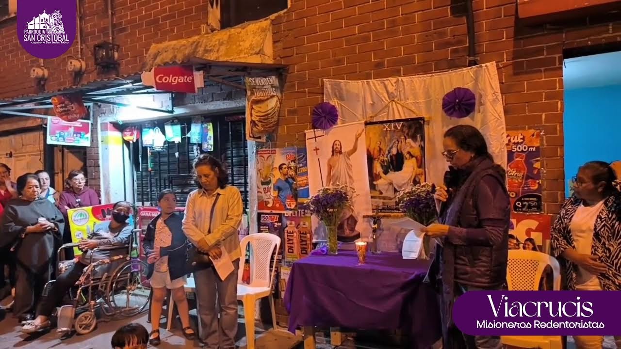 Parroquia San Cristóbal Misioneros Redentoristas América Central - Rezo del Santo Viacrucis