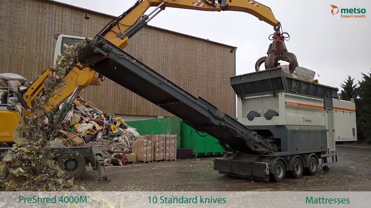 METSO   M&J PreShred 4000M 10 Mattresses